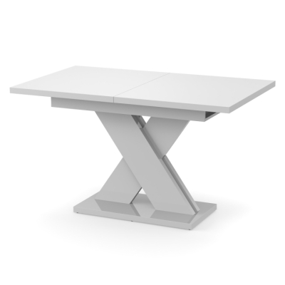 Обеденный раздвижной стол Неман ЛАМАР МДФ Белый глянец