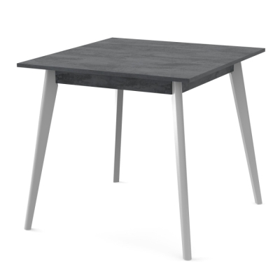 Стол обеденный Неман БОН 780х780 Угольный камень 18мм/Серый
