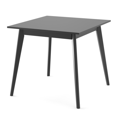 Стол обеденный для кухни Неман ТУРИН 780 Черный глянец