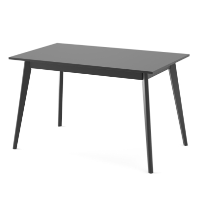 Стол обеденный для кухни Неман ТУРИН 1180 Черный глянец