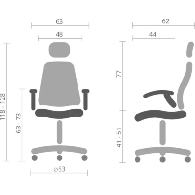 Кресло АКЛАС Урбино BL Tilt (8040A-1) (Черный)