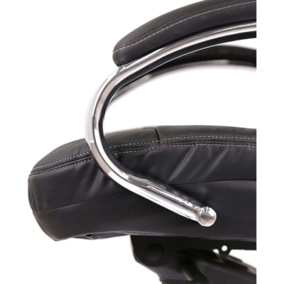 Кресло АКЛАС Бадалона CH MB (Кожа LC-A Black)