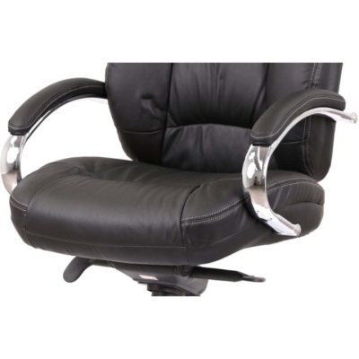 Кресло АКЛАС Бадалона CH MB (Кожа LC-A Black)