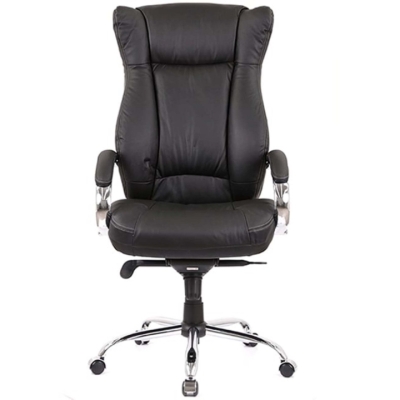 Кресло АКЛАС Бадалона CH MB (Кожа LC-A Black)