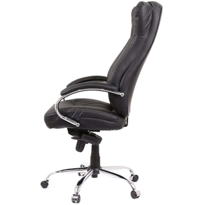 Кресло АКЛАС Бадалона CH MB (Кожа LC-A Black)