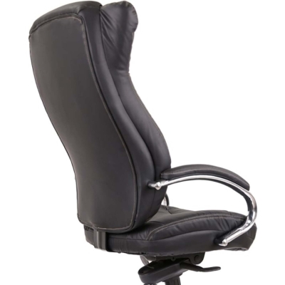 Кресло АКЛАС Бадалона CH MB (Кожа LC-A Black)