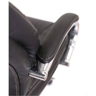 Кресло АКЛАС Бадалона CH MB (Кожа LC-A Black)