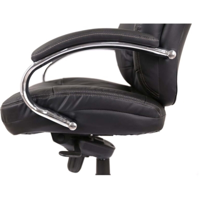 Кресло АКЛАС Бадалона CH MB (Кожа LC-A Black)