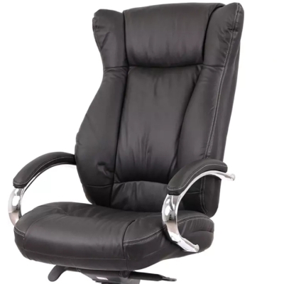 Кресло АКЛАС Бадалона CH MB (Кожа LC-A Black)