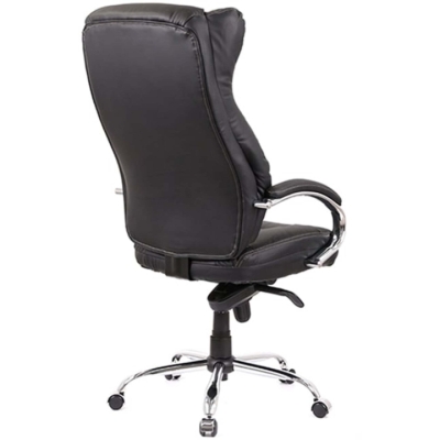 Кресло АКЛАС Бадалона CH MB (Кожа LC-A Black)