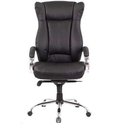 Кресло АКЛАС Бадалона CH MB (Кожа LC-A Black)