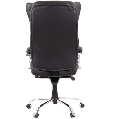 Кресло АКЛАС Бадалона CH MB (Кожа LC-A Black)