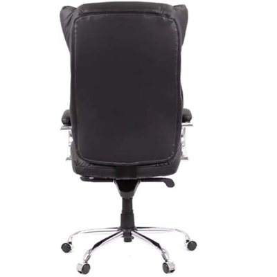 Кресло АКЛАС Бадалона CH MB (Кожа LC-A Black/PU Black)