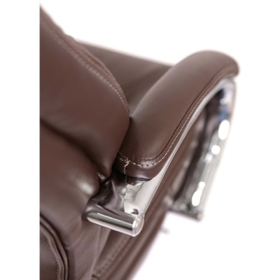 Кресло АКЛАС Бадалона CH MB (Кожа LC-K Dark brown)