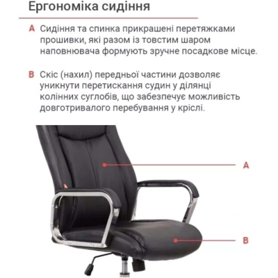 Кресло АКЛАС Альте TILT (PU Black)