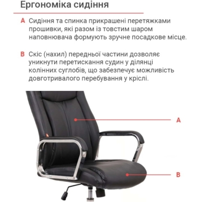 Кресло АКЛАС Альте TILT (PU Black)