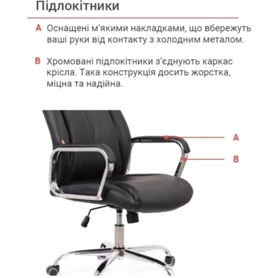 Кресло АКЛАС Альте TILT (PU Black)