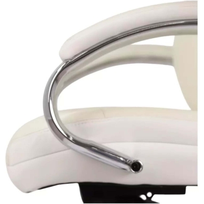 Кресло АКЛАС Бадалона CH MB (Кожа Lux LC-W White)