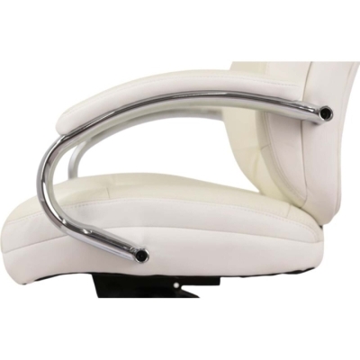 Кресло АКЛАС Бадалона CH MB Белый (Кожа Lux LC-W white)