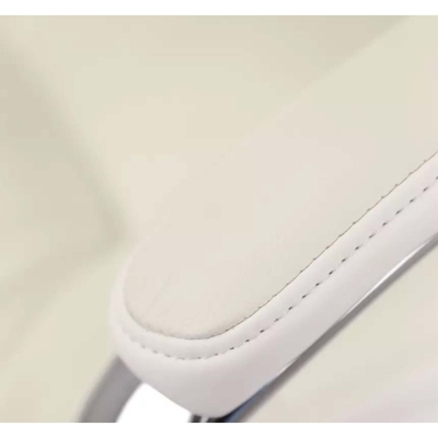 Кресло АКЛАС Бадалона CH MB (Кожа Lux LC-W White/PU White)