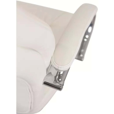 Кресло АКЛАС Бадалона CH MB (Кожа Lux LC-W White/PU White)