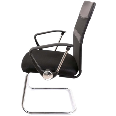 Кресло конференционное АКЛАС Вист CF New (Черный)