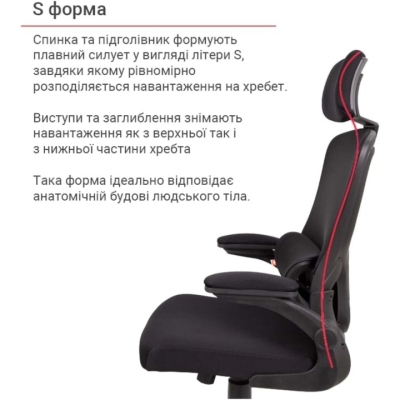 Кресло АКЛАС Терамо TILT Черный (Черный)