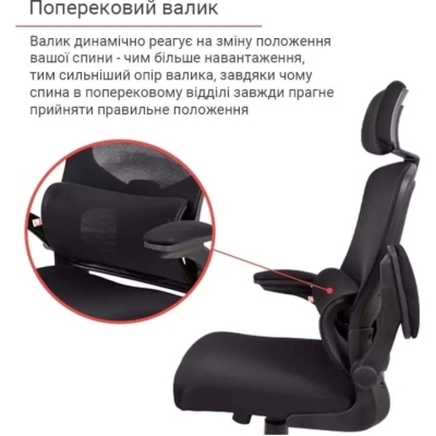 Кресло АКЛАС Терамо TILT (Черный)