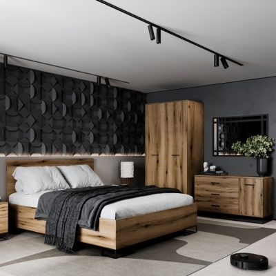 Шкаф Art in Head Asсet 900x2000x590 Дуб Эвок (AS16100000030)