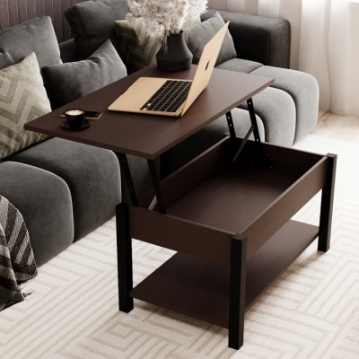 Стол-трансформер Art In Head Desk 2.0 940*540*450 Венге/Черный (TB14050000030)