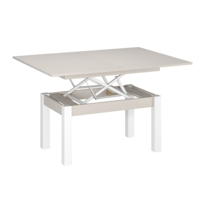 Стол-трансформер Art In Head B-Fly 900x510x600 Кашемир/Белые ноги (TB09141400110)