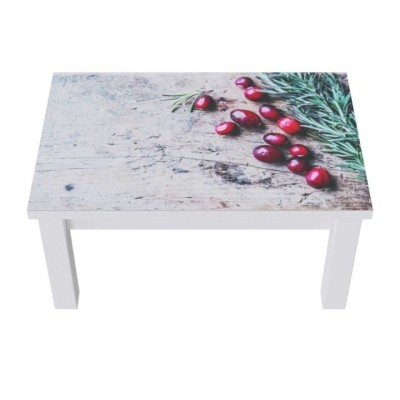 Стіл журнальний Art In Head B-Jet Print 4 900x425x600 Аляска структурна/Білі ноги (131026615)