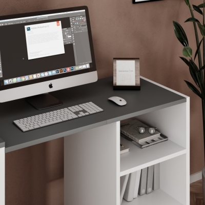 Тумба-трансформер Art in Head Dolli 500х450х756 Белый бриллиант/Графит серый (TB27010700000)