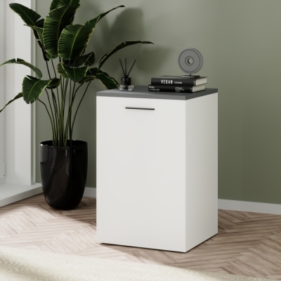 Тумба-трансформер Art in Head Dolli 500х450х756 Белый бриллиант/Графит серый (TB27010700000)