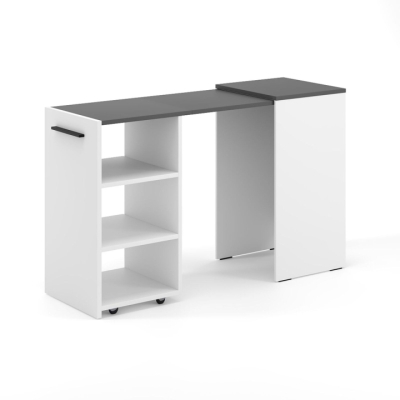 Тумба-трансформер Art in Head Dolli 500х450х756 Белый бриллиант/Графит серый (TB27010700000)