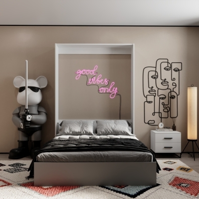 Кровать-трансформер Art in Head Mitra 1,4 1508x2154x2120 К - Нимфея альба / Ф - Пепельный (SM01161500000)