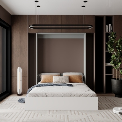 Кровать-трансформер Art in Head Mitra 1,4 1508x2154x2120 К - Пепельный / Ф - Нимфея альба (SM01151900000)