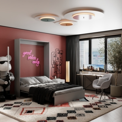 Кровать-трансформер Art in Head Mitra 1,4 1508x2154x2120 К - Пепельный / Ф - Пепельный (SM01151500000)