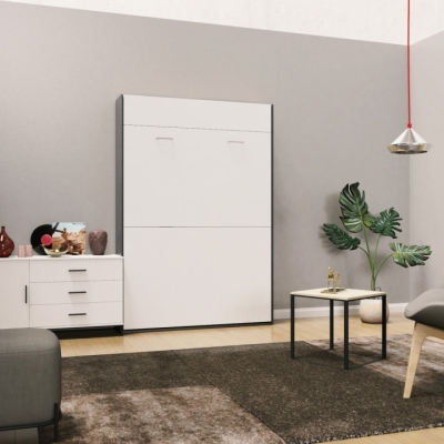 Кровать-трансформер Art in Head Mitra 1,6 1508x2154x2120 К - Антрацит / Ф - Нимфея альба (SM02021900000)