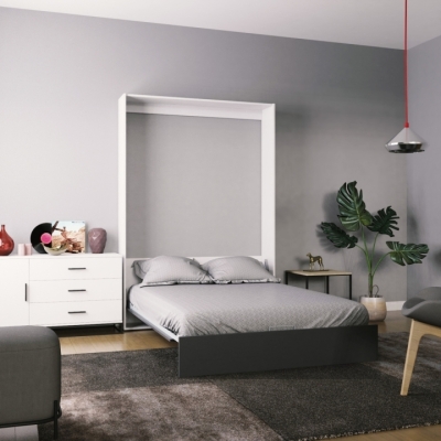 Кровать-трансформер Art in Head Mitra 1,6 1508x2154x2120 К - Нимфея альба / Ф - Антрацит (SM02160200000)