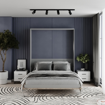 Кровать-трансформер Art in Head Juno 1,6 1744x2154x2210 К - Пепельный / Ф - Дуб сонома (SM03151300000)