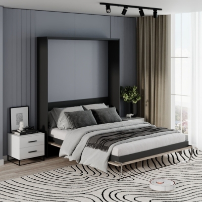 Кровать-трансформер Art in Head Juno 1,6 1744x2154x2210 К - Антрацит / Ф - Дуб сонома (SM03021300000)