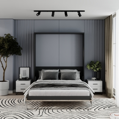 Кровать-трансформер Art in Head Juno 1,6 1744x2154x2210 К - Антрацит / Ф - Дуб сонома (SM03021300000)