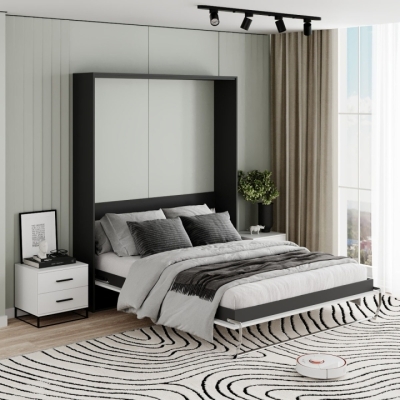 Кровать-трансформер Art in Head Juno 1,6 1744x2154x2210 К - Антрацит / Ф - Нимфея Альба (SM03021900000)