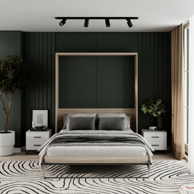 Кровать-трансформер Art in Head Juno 1,6 1744x2154x2210 К - Дуб сонома / Ф - Антрацит (SM03130200000)