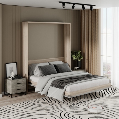 Кровать-трансформер Art in Head Juno 1,6 1744x2154x2210 К - Дуб сонома / Ф - Пепельный (SM03131500000)