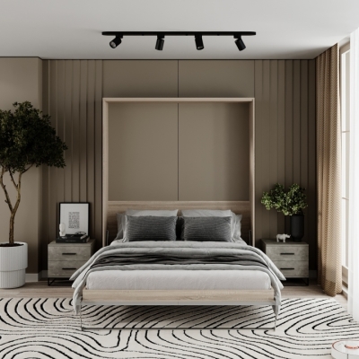 Кровать-трансформер Art in Head Juno 1,6 1744x2154x2210 К - Дуб сонома / Ф - Пепельный (SM03131500000)