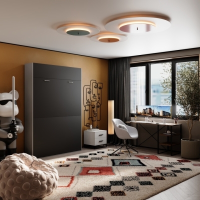 Кровать-трансформер Art in Head Mitra 1,4 1508x2154x2120 К - Пепельный / Ф - Антрацит (SM01150200000)