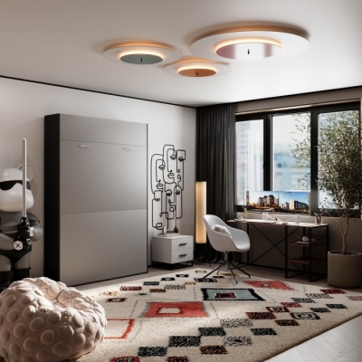 Кровать-трансформер Art in Head Mitra 1,4 1508x2154x2120 К - Антрацит / Ф - Пепельный (SM01021500000)