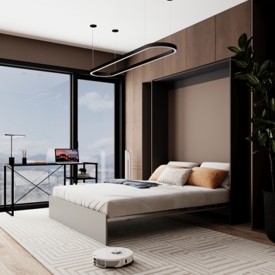 Кровать-трансформер Art in Head Mitra 1,6 1708х2154х2120 К - Антрацит / Ф - Пепельный (SM02021500000)